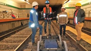 Estudio con georadar para tren ligero de Guadalajara